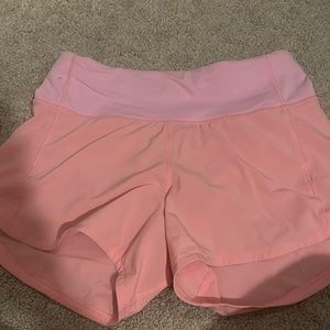 Lululemon Miami pink shorts